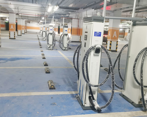 40kw fast charging school underground parking lot installation project