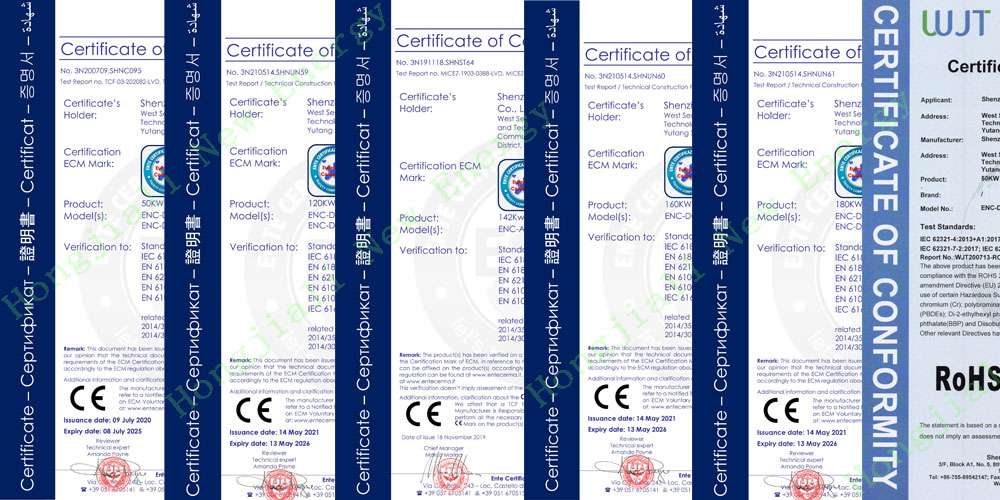 EV DC Charger Production Certification