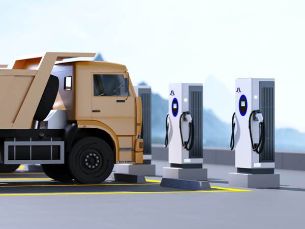 How can megawatt supercharging solve the problem of recharging heavy trucks